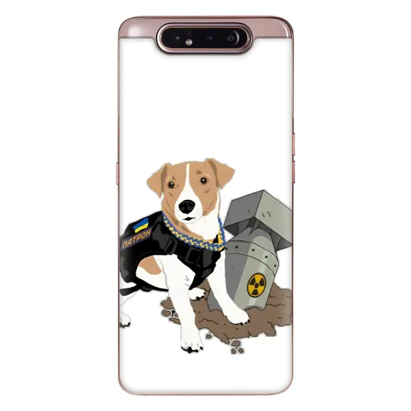 Чехол с рисунком «Пёс Патрон с ракетой» для Samsung Galaxy a80 2019 ( A805F ) Чехол с рисунком «Пёс Патрон с ракетой» для Samsung Galaxy a80 2019 ( A805F )
