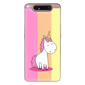 Чехол Unicorn на Samsung Galaxy a80 2019 ( A805F ) (Радужный Единорог)