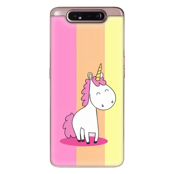 Чехол с рисунком «Радужный Единорог» для Samsung Galaxy a80 2019 ( A805F ) Чехол с рисунком «Радужный Единорог» для Samsung Galaxy a80 2019 ( A805F )