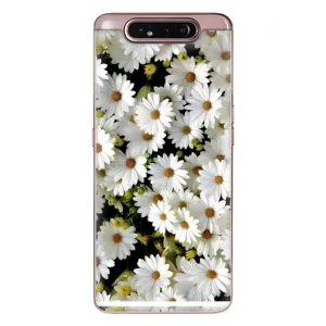 Чохол з ромашками на Samsung Galaxy a80 2019 ( A805F ) (Рамка в ромашках)
