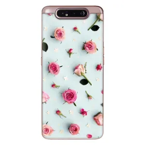 Чохли з принтом Троянд для Samsung Galaxy a80 2019 ( A805F ) (Різні квіти)