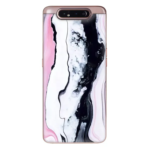 Чехол с рисунком «Розовый мрамор» для Samsung Galaxy a80 2019 ( A805F ) Чехол с рисунком «Розовый мрамор» для Samsung Galaxy a80 2019 ( A805F )