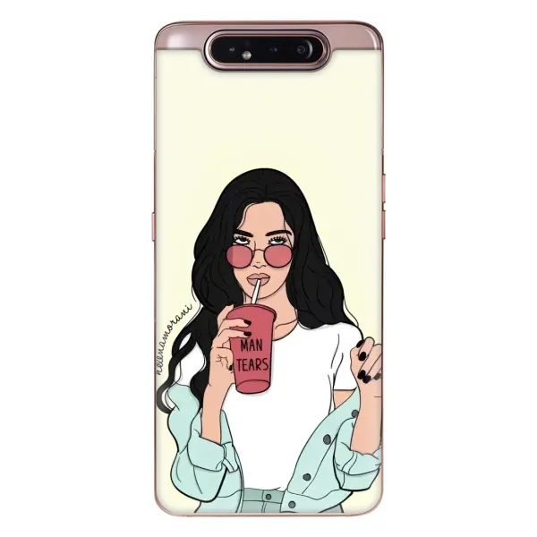 Чехол с рисунком «С напитком» для Samsung Galaxy a80 2019 ( A805F ) Чехол с рисунком «С напитком» для Samsung Galaxy a80 2019 ( A805F )
