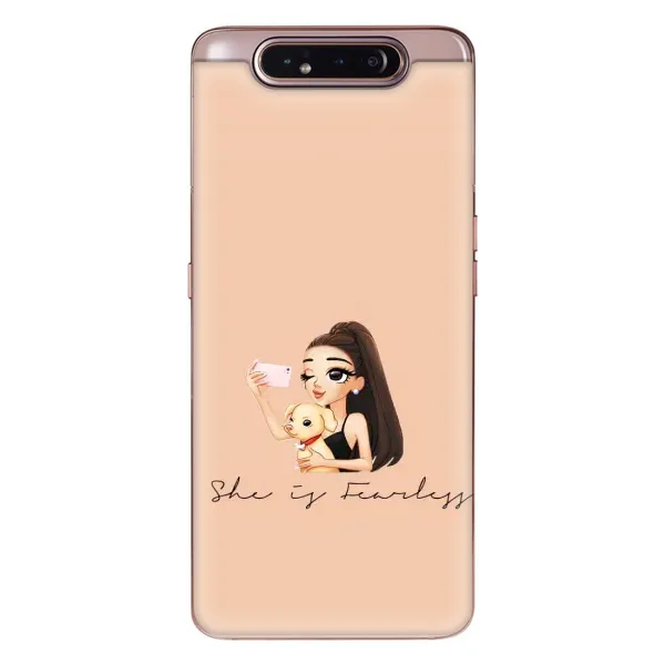 Чехол с рисунком «С собакой» для Samsung Galaxy a80 2019 ( A805F ) Чехол с рисунком «С собакой» для Samsung Galaxy a80 2019 ( A805F )