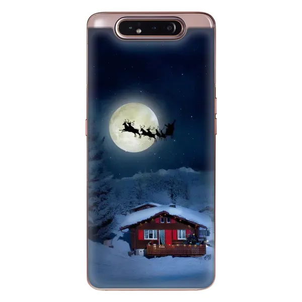 Чехол с рисунком «Санта» для Samsung Galaxy a80 2019 ( A805F ) Чехол с рисунком «Санта» для Samsung Galaxy a80 2019 ( A805F )
