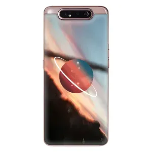 Чохол (ТПУ) з планетами на Samsung Galaxy a80 2019 ( A805F ) (Сатурн)