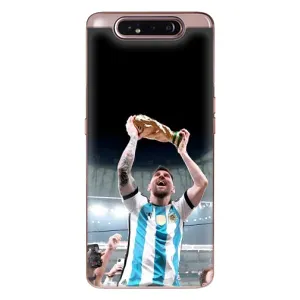 Чехлы Лео Месси Аргентина для Samsung Galaxy a80 2019 ( A805F ) (Счастливый Месси)