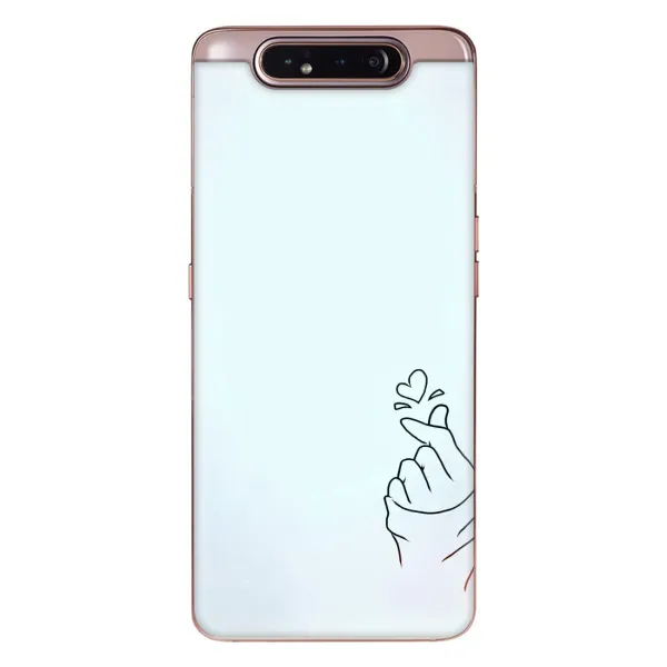 Чохол з малюнком «Сердечко на блакитному» для Samsung Galaxy a80 2019 ( A805F ) Чохол з малюнком «Сердечко на блакитному» для Samsung Galaxy a80 2019 ( A805F )