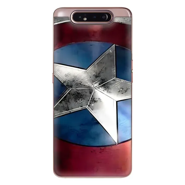 Чехол с рисунком «Щит Капитана Америки» для Samsung Galaxy a80 2019 ( A805F ) Чехол с рисунком «Щит Капитана Америки» для Samsung Galaxy a80 2019 ( A805F )