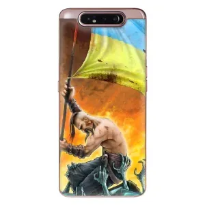 Чехол с картинкой (Патриотический КОЗАК) на Samsung Galaxy a80 2019 ( A805F ) (Сильный Козак)