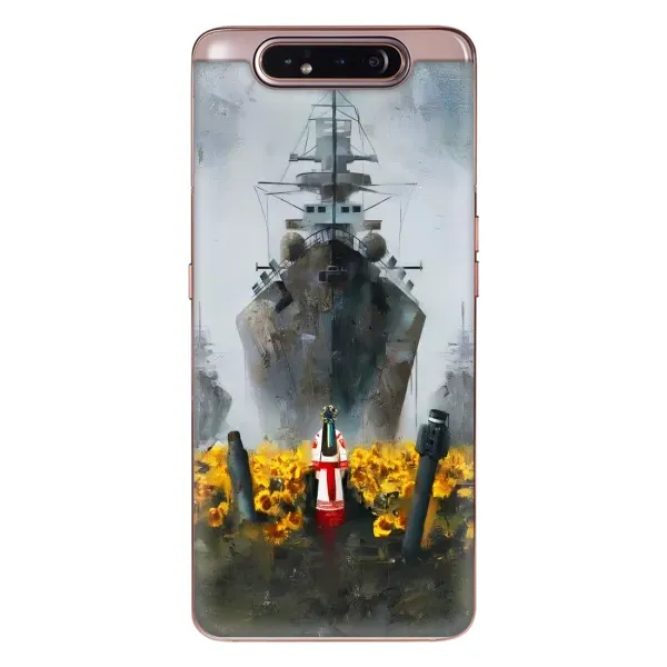 Чехол с рисунком «Смелость» для Samsung Galaxy a80 2019 ( A805F ) Чехол с рисунком «Смелость» для Samsung Galaxy a80 2019 ( A805F )