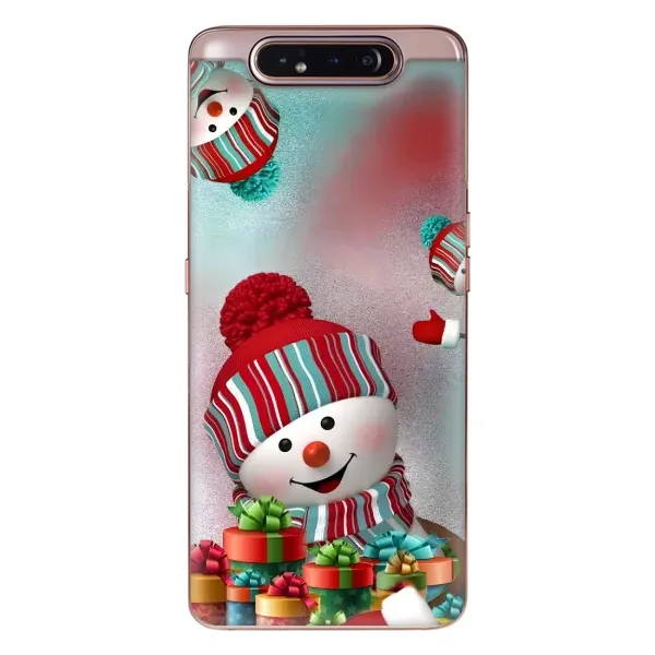 Чехол с рисунком «Снеговик в шапке» для Samsung Galaxy a80 2019 ( A805F ) Чехол с рисунком «Снеговик в шапке» для Samsung Galaxy a80 2019 ( A805F )