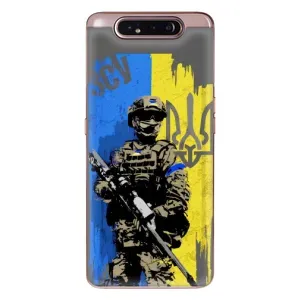 Чехлы с принтом (Воины ЗСУ) для  Samsung Galaxy a80 2019 ( A805F ) (Солдат ЗСУ)