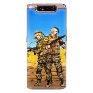 Чехлы с принтом (Воины ЗСУ) для  Samsung Galaxy a80 2019 ( A805F ) (Солдаты ЗСУ)