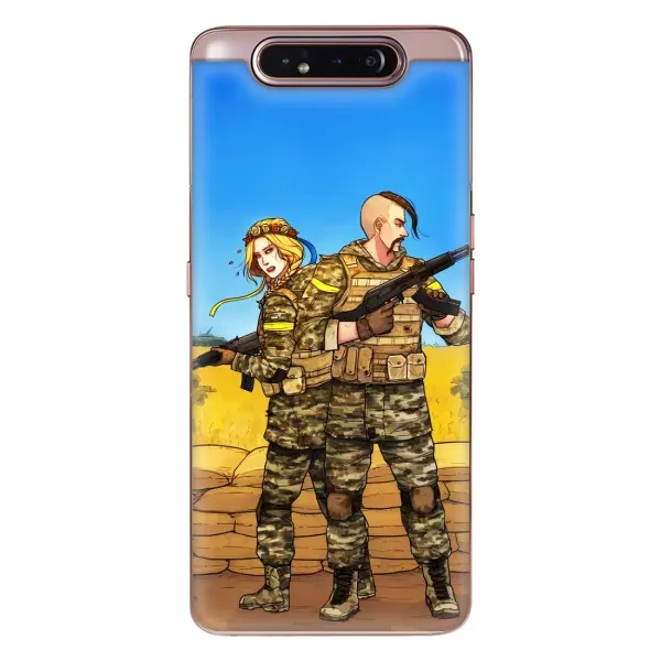 Чехол с рисунком «Солдаты ЗСУ» для Samsung Galaxy a80 2019 ( A805F ) Чехол с рисунком «Солдаты ЗСУ» для Samsung Galaxy a80 2019 ( A805F )