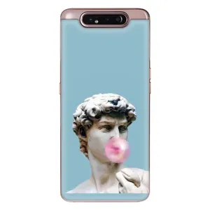Бампер с принтом Мемы для Samsung Galaxy a80 2019 ( A805F ) (Статуя Давида)