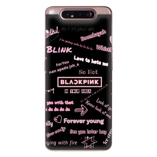 Чехол с рисунком «Стиль блэкпинг» для Samsung Galaxy a80 2019 ( A805F ) Чехол с рисунком «Стиль блэкпинг» для Samsung Galaxy a80 2019 ( A805F )