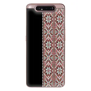 Силиконовый Чехол на Samsung Galaxy a80 2019 ( A805F ) с картинкой Вышиванки (Стильная вишиванка)