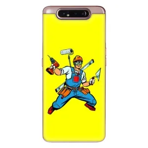 Силіконовий бампер (Працівники) на Samsung Galaxy a80 2019 ( A805F ) (Будівельник)