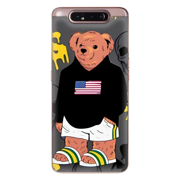 Чехол с рисунком «Teddy USA» для Samsung Galaxy a80 2019 ( A805F ) Чехол с рисунком «Teddy USA» для Samsung Galaxy a80 2019 ( A805F )