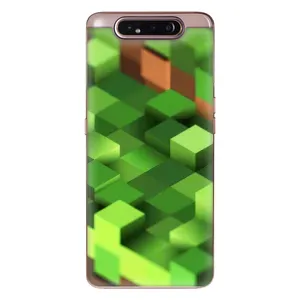 Чехлы для Samsung Galaxy a80 2019 ( A805F ) (Персонажи Майн Крафт) (Текстура)