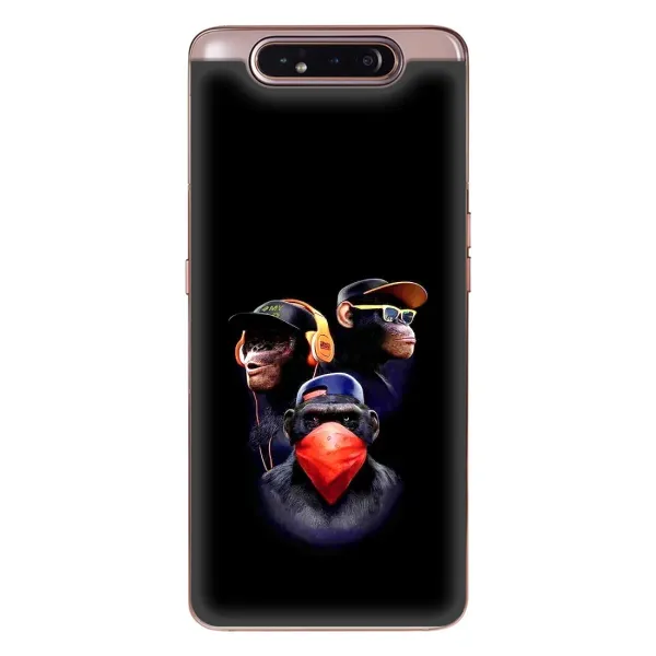 Чехол с рисунком «Три обезьяны» для Samsung Galaxy a80 2019 ( A805F ) Чехол с рисунком «Три обезьяны» для Samsung Galaxy a80 2019 ( A805F )