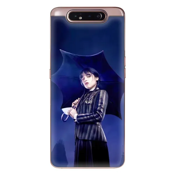 Чохол з малюнком «Венсдей з парасолькою» для Samsung Galaxy a80 2019 ( A805F ) Чохол з малюнком «Венсдей з парасолькою» для Samsung Galaxy a80 2019 ( A805F )