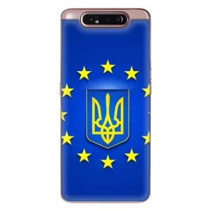 Чехол с Украинской символикой на Самсунг Гелекси А80 (Украина это Европа)