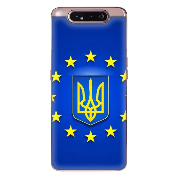 Чехол с рисунком «Украина это Европа» для Samsung Galaxy a80 2019 ( A805F ) Чехол с рисунком «Украина это Европа» для Samsung Galaxy a80 2019 ( A805F )