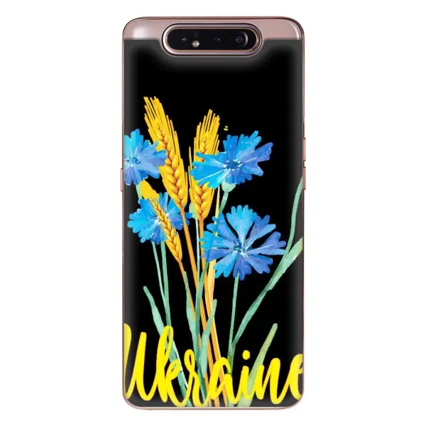 Чехол с рисунком «Ukraine в цветочках» для Samsung Galaxy a80 2019 ( A805F ) Чехол с рисунком «Ukraine в цветочках» для Samsung Galaxy a80 2019 ( A805F )