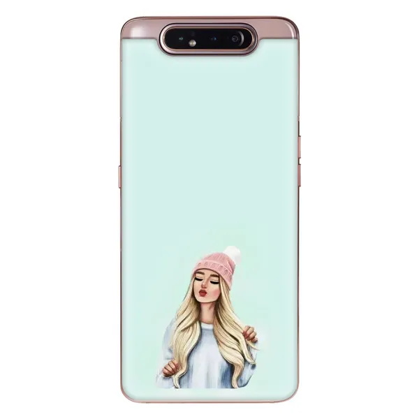 Чехол с рисунком «В шапке» для Samsung Galaxy a80 2019 ( A805F ) Чехол с рисунком «В шапке» для Samsung Galaxy a80 2019 ( A805F )