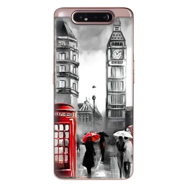 Чехол с рисунком «Вид на Биг Бен» для Samsung Galaxy a80 2019 ( A805F ) Чехол с рисунком «Вид на Биг Бен» для Samsung Galaxy a80 2019 ( A805F )