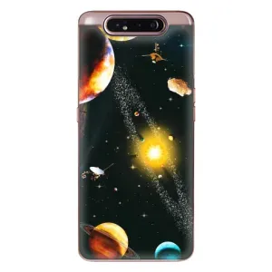 Чохол (ТПУ) з планетами на Samsung Galaxy a80 2019 ( A805F ) (Вид з космосу)