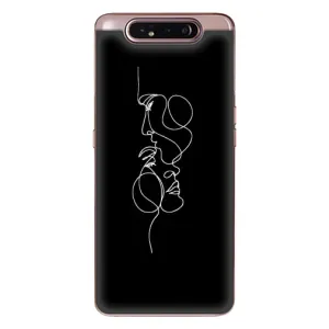 Силиконовые Чехлы Любимому человеку для Samsung Galaxy a80 2019 ( A805F ) (Влюбленная пара)