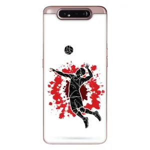 Чехлы с принтом Спортивная тематика для Samsung Galaxy a80 2019 ( A805F ) (Волейболист)