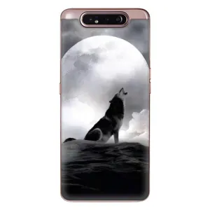 Чехол с Волком на Samsung Galaxy a80 2019 ( A805F ) (Волк и луна)