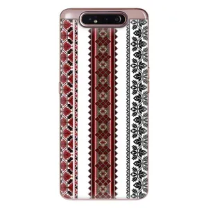 Силиконовый Чехол на Samsung Galaxy a80 2019 ( A805F ) с картинкой Вышиванки (Вышиваночки)