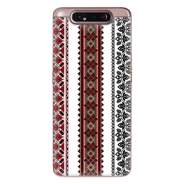 Чехол с рисунком «Вышиваночки» для Samsung Galaxy a80 2019 ( A805F ) Чехол с рисунком «Вышиваночки» для Samsung Galaxy a80 2019 ( A805F )