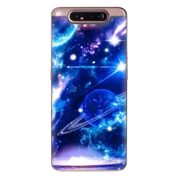 Чехол с рисунком «Яркий космос» для Samsung Galaxy a80 2019 ( A805F )