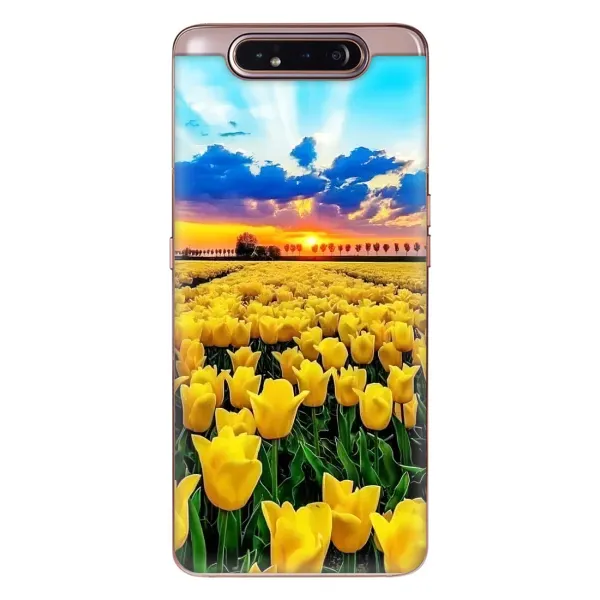 Чехол с рисунком «Желтые тюльпаны» для Samsung Galaxy a80 2019 ( A805F ) Чехол с рисунком «Желтые тюльпаны» для Samsung Galaxy a80 2019 ( A805F )