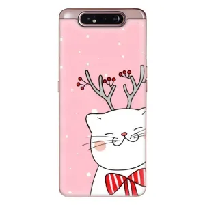 Чехол на тематику: Коты для Samsung Galaxy a80 2019 ( A805F ) (Зимний кот)