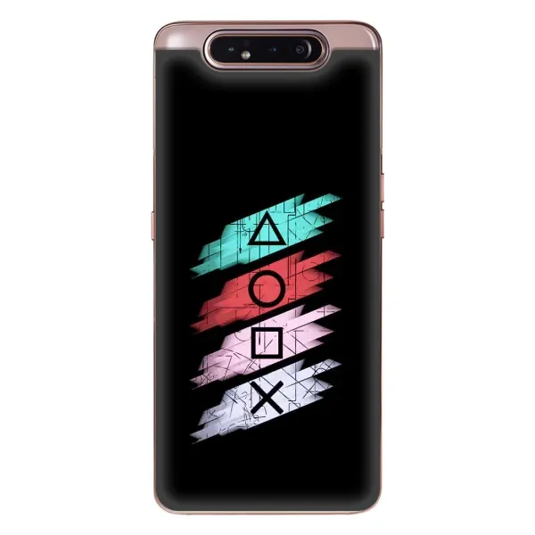 Чехол с рисунком «Значки Sony» для Samsung Galaxy a80 2019 ( A805F ) Чехол с рисунком «Значки Sony» для Samsung Galaxy a80 2019 ( A805F )
