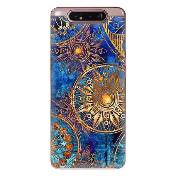 Чехол с рисунком «Золотые узоры» для Samsung Galaxy a80 2019 ( A805F ) Чехол с рисунком «Золотые узоры» для Samsung Galaxy a80 2019 ( A805F )
