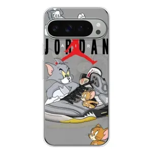 Силиконовый Чехол Nike Air Jordan на Пиксель 10 Про ХЛ (Air Jordan)