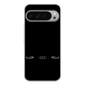 Силиконовый бампер с картинкой машины на Google Pixel 10 Pro XL (Силует Audi)