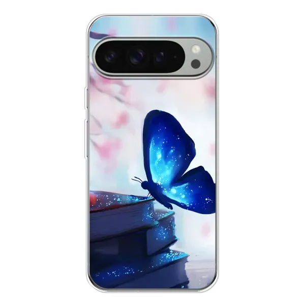 Чехол с рисунком «Бабочка синяя» для Google Pixel 10 Pro XL Чехол с рисунком «Бабочка синяя» для Google Pixel 10 Pro XL
