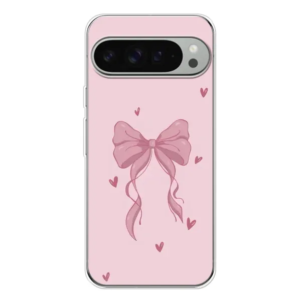 Чехол с рисунком «Бант на розовом» для Google Pixel 10 Pro XL Чехол с рисунком «Бант на розовом» для Google Pixel 10 Pro XL