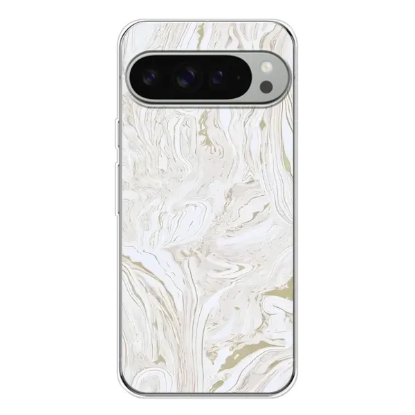 Чехол с рисунком «белый мрамор» для Google Pixel 10 Pro XL
