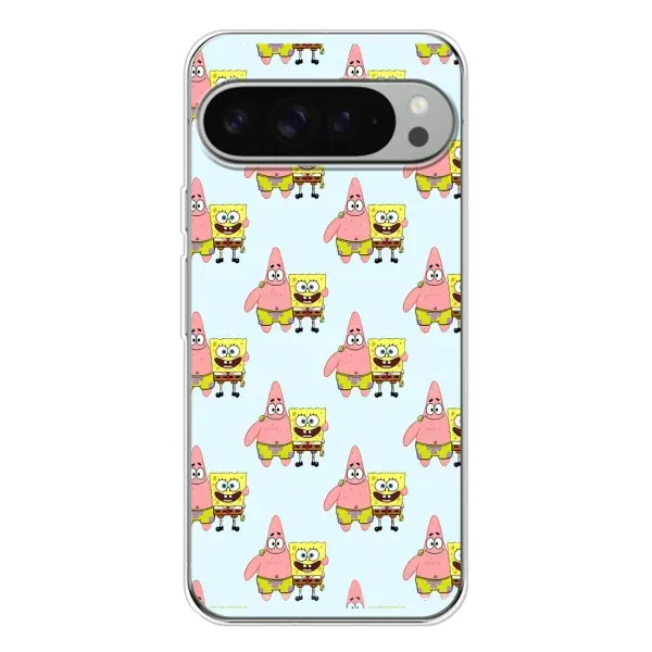 Чехол с рисунком «Боб и Патрик» для Google Pixel 10 Pro XL