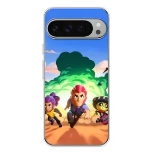 Силиконовый Чехол на Google Pixel 10 Pro XL с картинкой Brawl Stars (Бравел Старс)